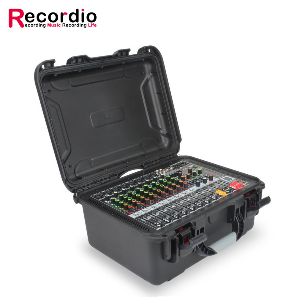 Outdoor Power Source - GAX-HM80 professionele dj-vluchtmixer 8-kanaals harde mixerbehuizing