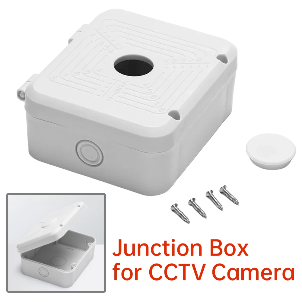 Outdoor Power Wire - Waterdichte aansluitdoos voor CCTV-camera, videokabeldoos, voedingskabeldoos,