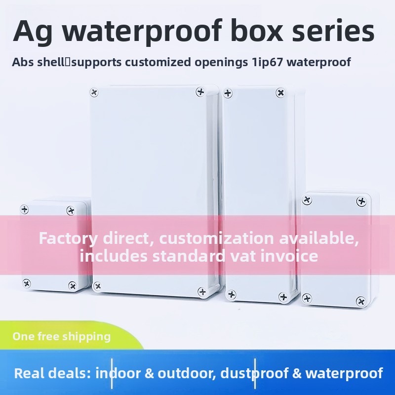 Outdoor Power Monitor - AG-type ABS nieuwe materiaal waterdichte aansluitdoos,