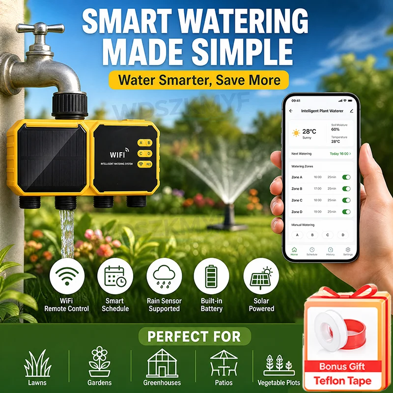 Slimme 2/4-zones WiFi-irrigati - Power Zone Outdoor Timer recensie en prijs