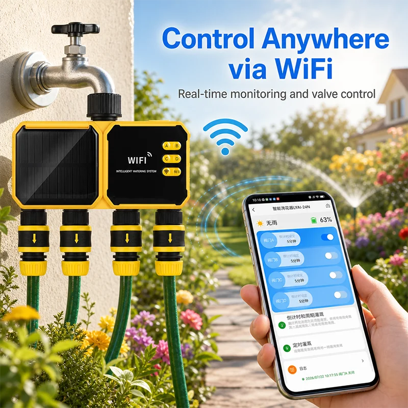 Slimme 2/4-zones WiFi-irrigati - Power Zone Outdoor Timer recensie en prijs