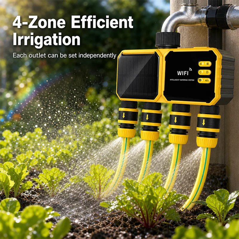 Slimme 2/4-zones WiFi-irrigati - Power Zone Outdoor Timer recensie en prijs