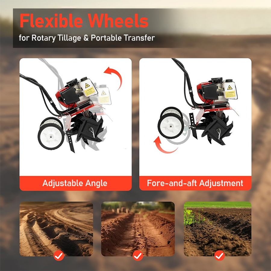 Tungfull Benzine Micro Cultiva - Garden Tiller Mini recensie en prijs