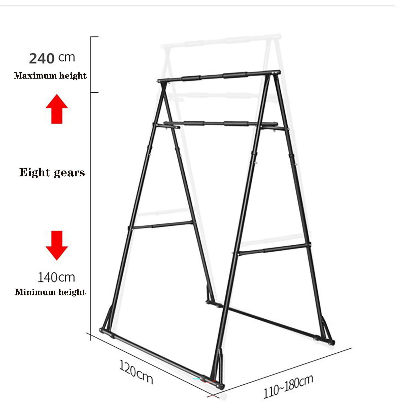 Goede kwaliteit homegym pull-u - Outdoor Power Tower Pull Up Bar recensie en prijs