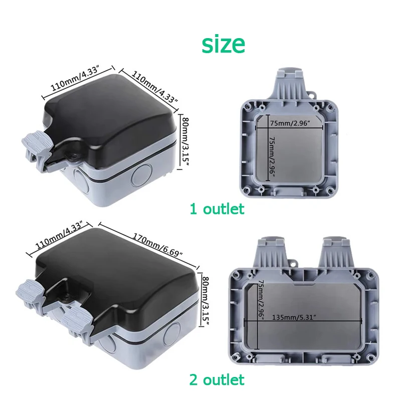 EU KR Outdoor Muur Waterdichte - Outdoor Power Module recensie en prijs