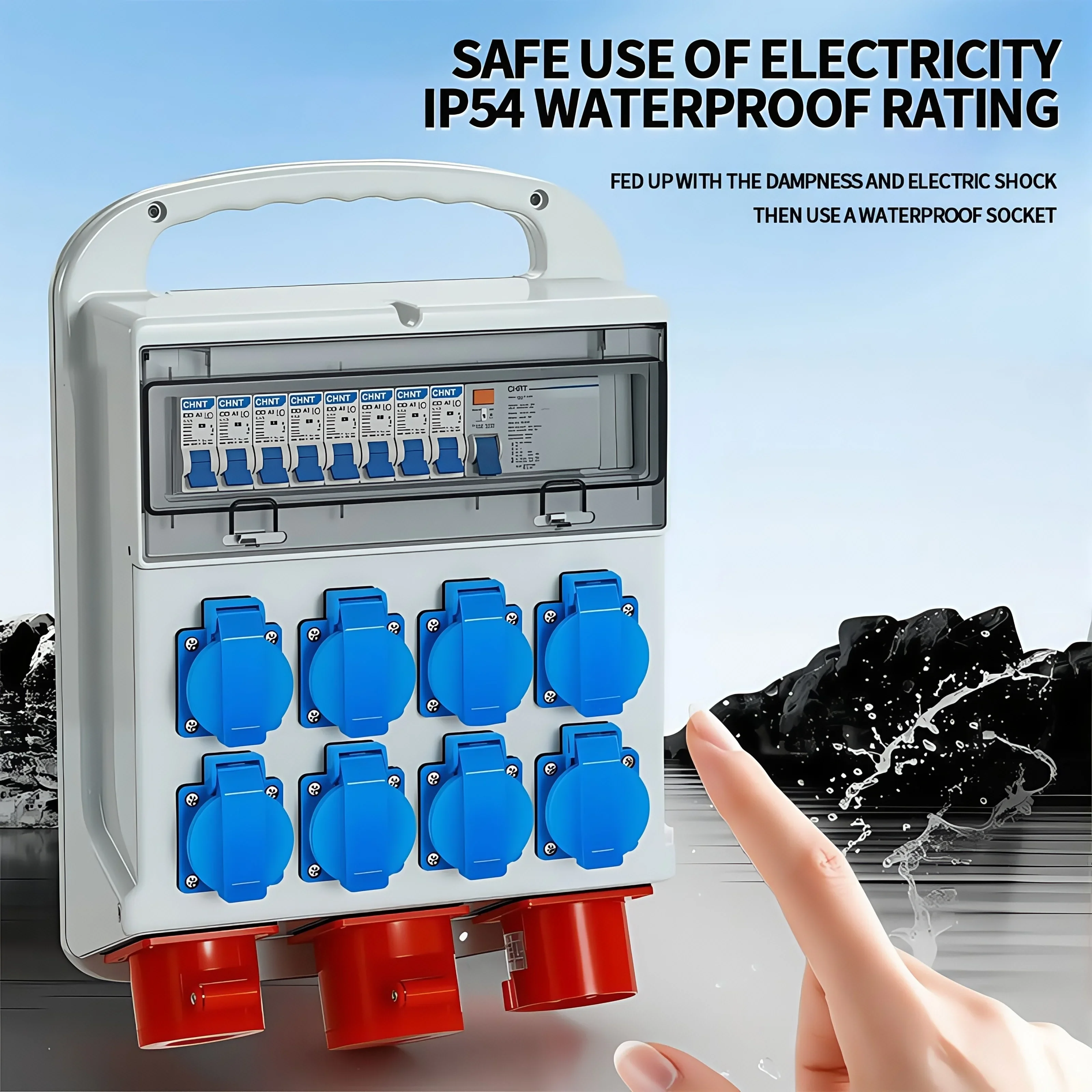 IP54 16A waterdichte industrië - Outdoor Power Module recensie en prijs