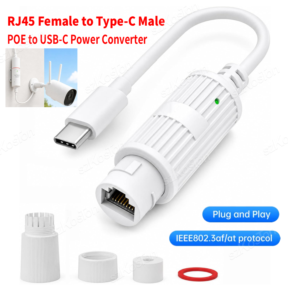 POE naar USB-C stroomconverter - Outdoor Power Monitor recensie en prijs