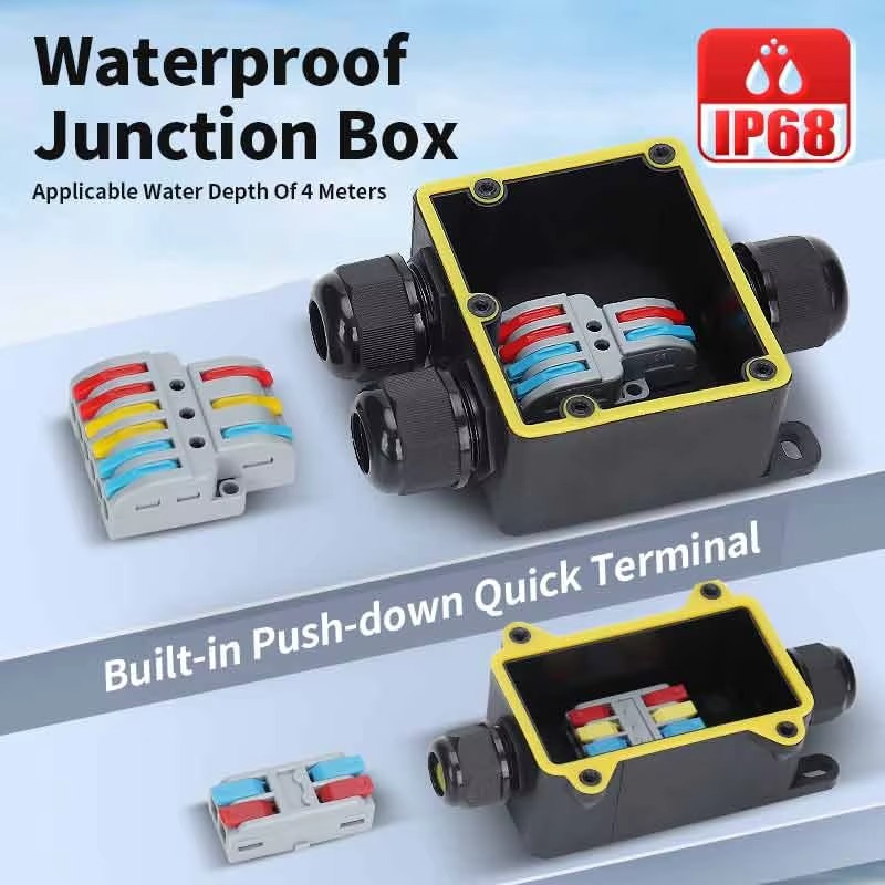 Waterdichte aansluitdoos IP68  - Outdoor Power Wire recensie en prijs