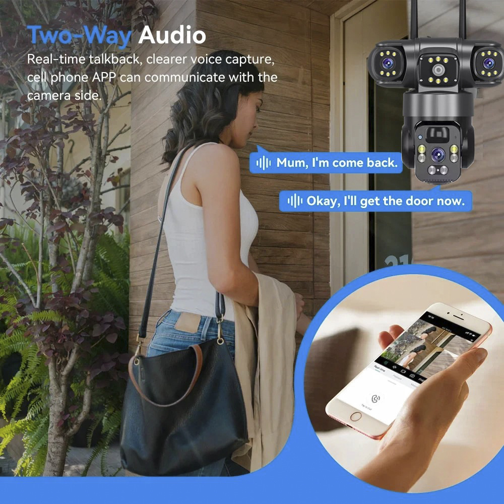 4G zonnecamera met drie lenzen - Outdoor Power Monitor recensie en prijs
