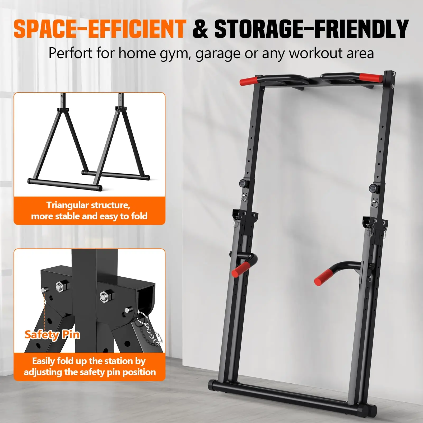 Opvouwbare Power Tower met pul - Outdoor Power Tower Pull Up Bar recensie en prijs