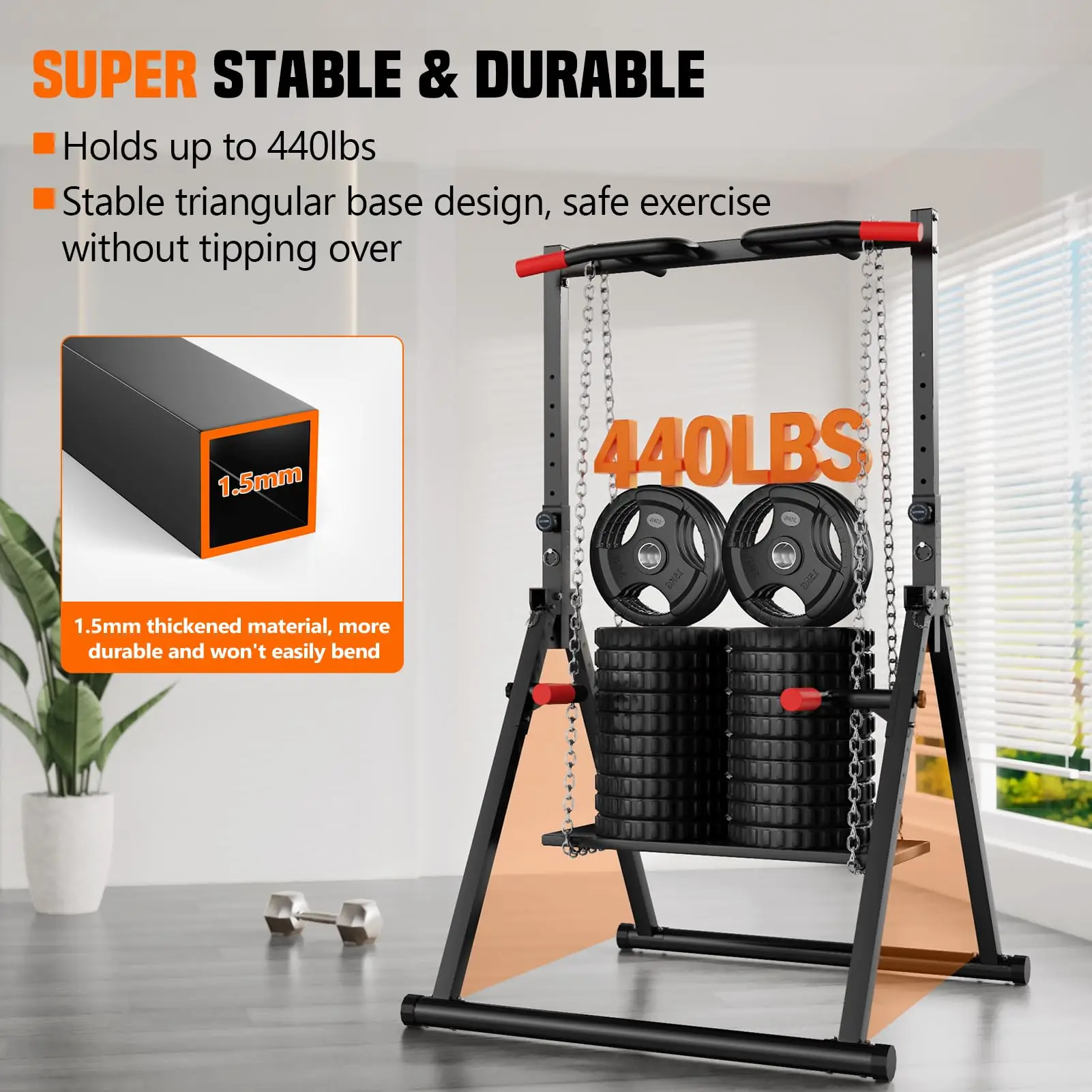 Opvouwbare Power Tower met pul - Outdoor Power Tower Pull Up Bar recensie en prijs