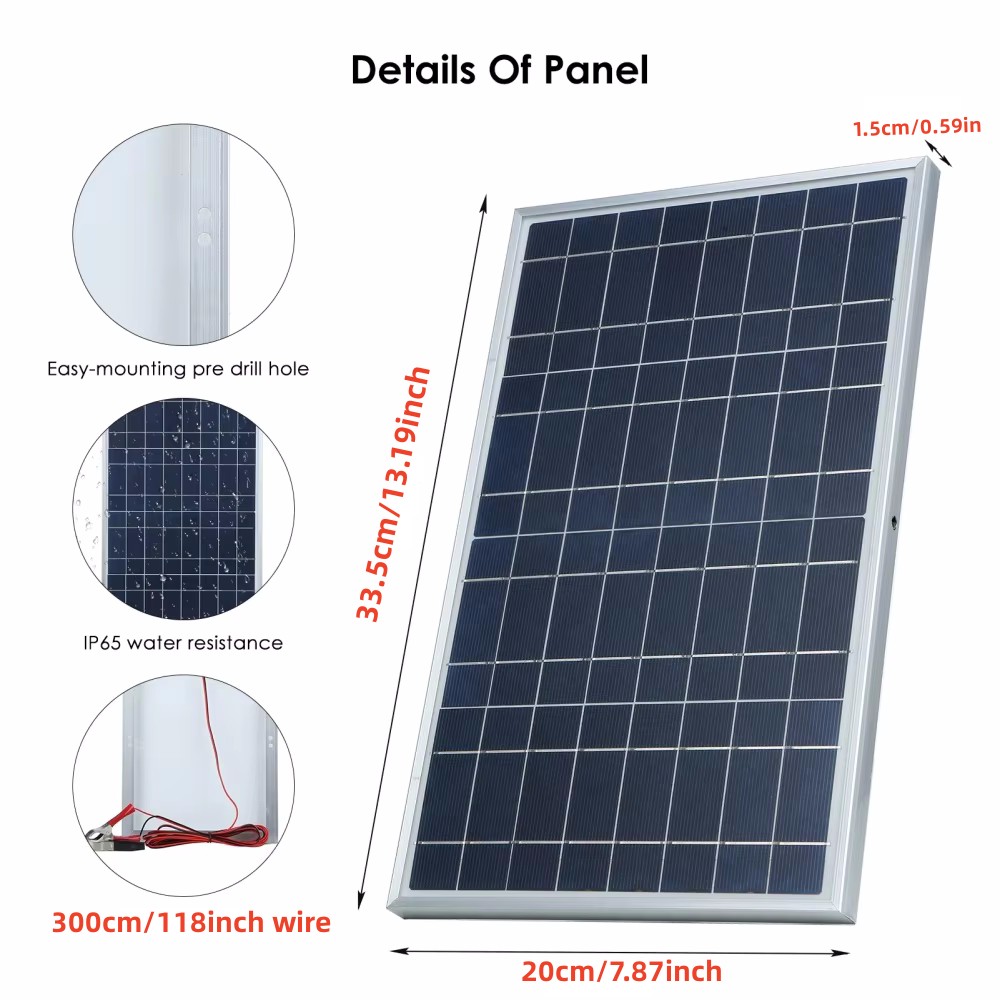 35W zonnepaneelkit Complete 12 - Outdoor Power Source recensie en prijs