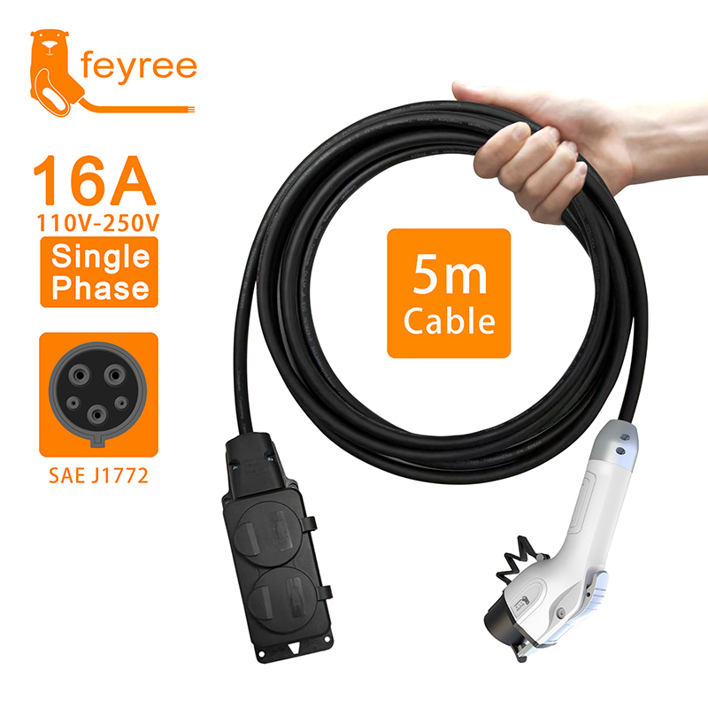 Feyree Type1 16A Laadkabel met - Outdoor Power Wire recensie en prijs